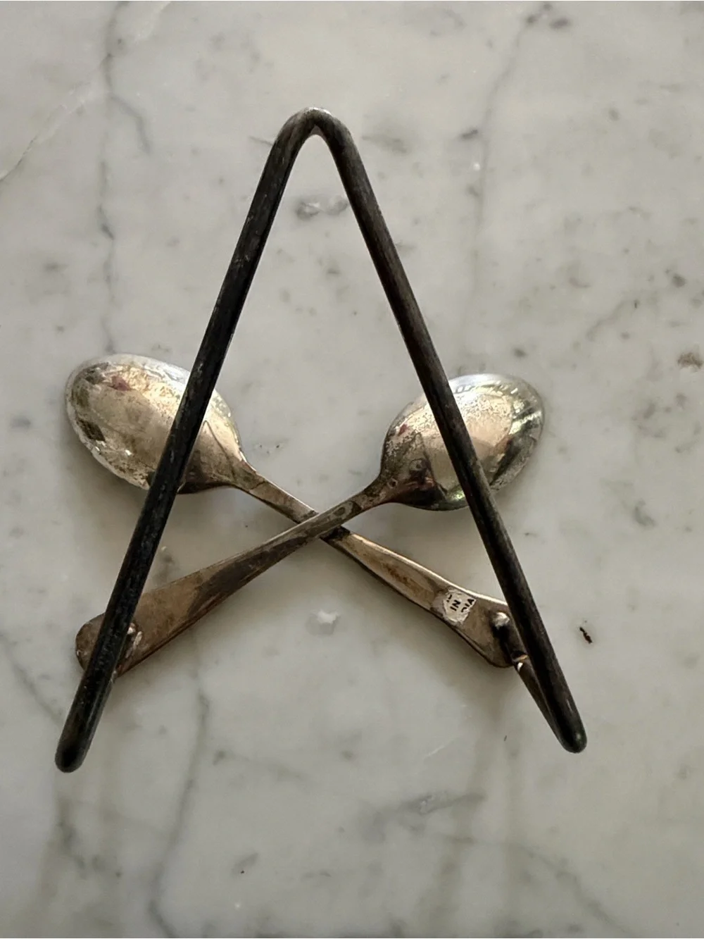 Fabulous Vintage Anthropologie Style Silver plated recipe book or napkin holder